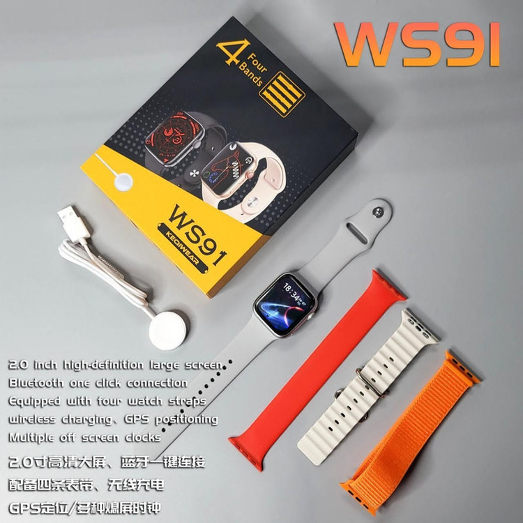 ساعت هوشمند مدل WS91 KEQIWEAR