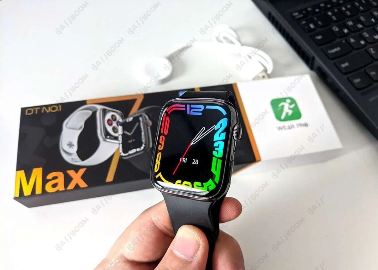 ساعت هوشمند سری 7 طرح اپل مدل Dtno1 MAX