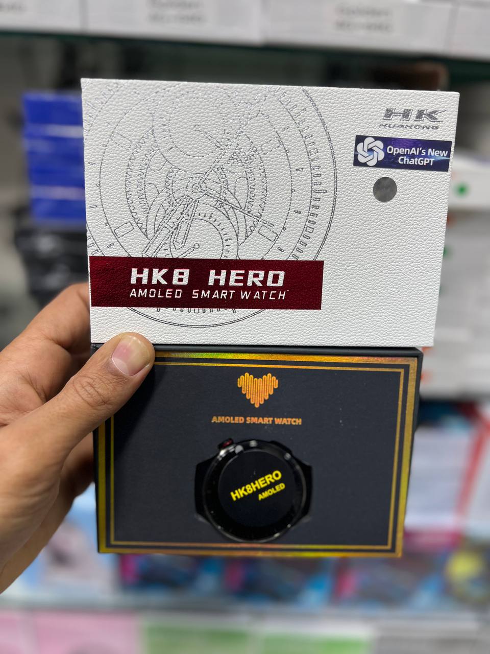 ساعت هوشمند صفحه دایره ای HK8 hero